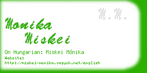 monika miskei business card